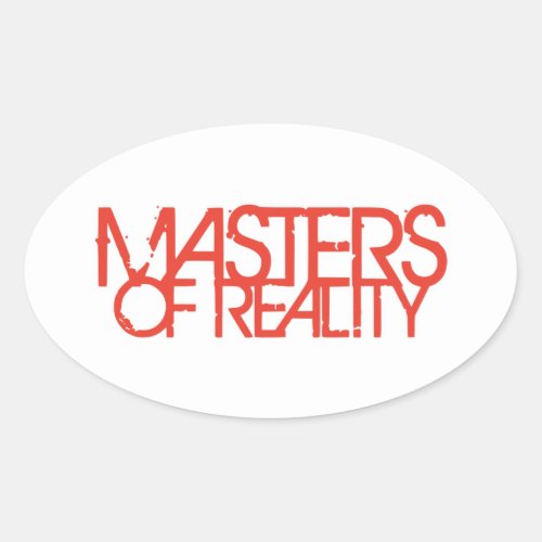 Master of Reality album Oval Sticker