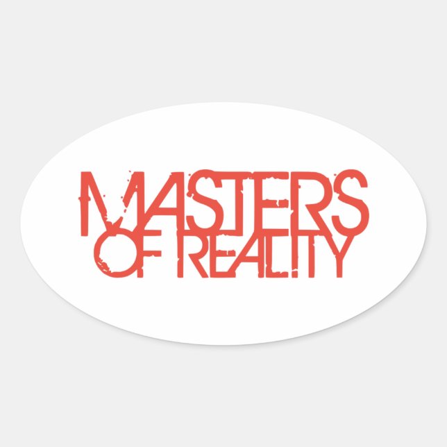 Master of Reality album Oval Sticker (Front)