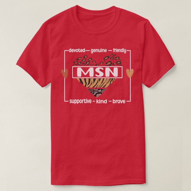Master Of Science In Nursing Appreciation Premium  T-Shirt (Design Front)