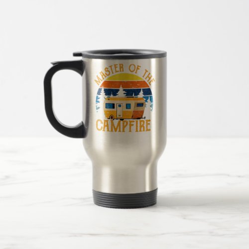 Master Of The Campfire Scout Camper Outdoor Vacati Travel Mug