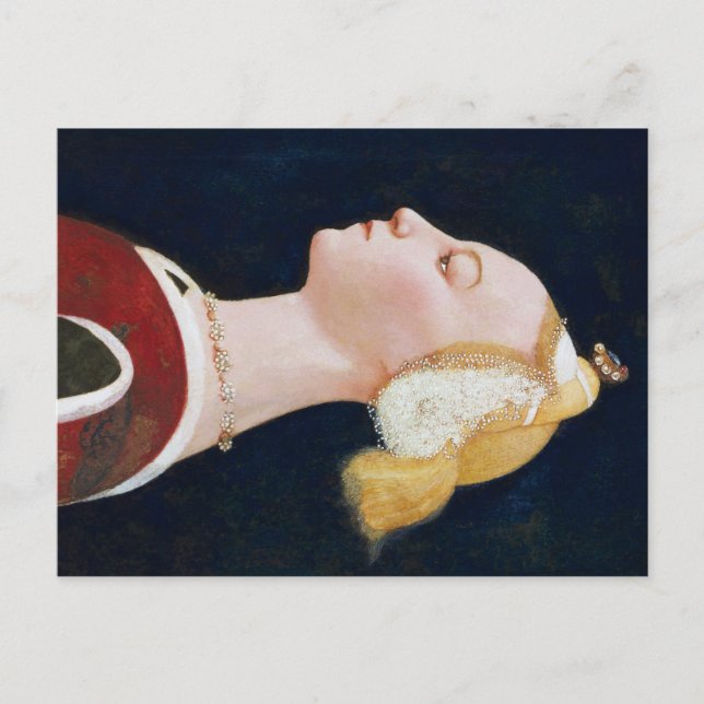 Master of the Castello Nativity Portrait of a Lady Postcard (Front)