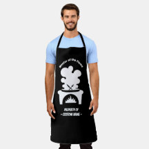 "Master of the Flame" Personalized Apron