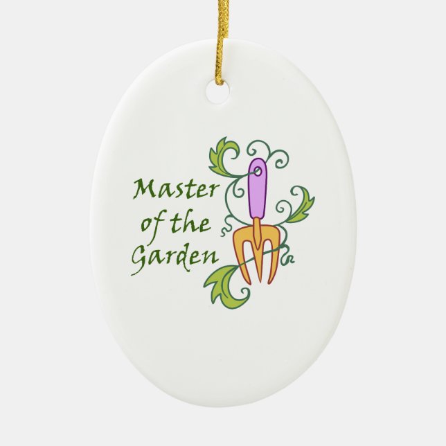 MASTER OF THE GARDEN CERAMIC ORNAMENT (Front)