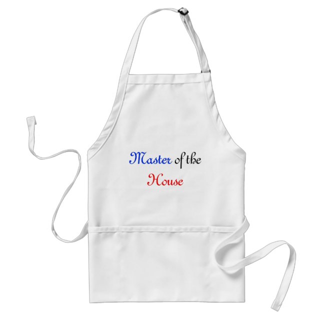 Master of the House Adult Apron (Front)