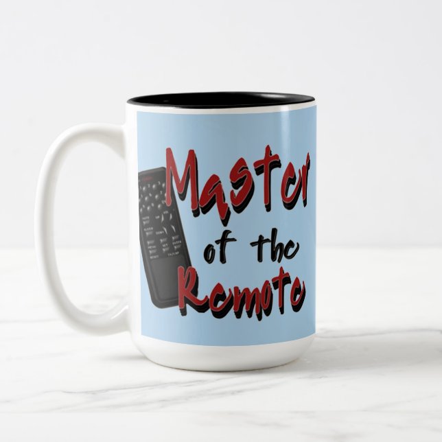 Master Of The Remote Mens' Humor Mug (Left)