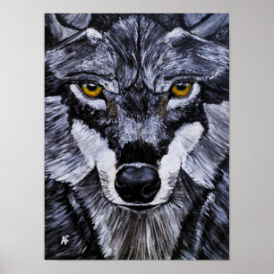 Master of the Wild Painting by Alfred Fox Poster