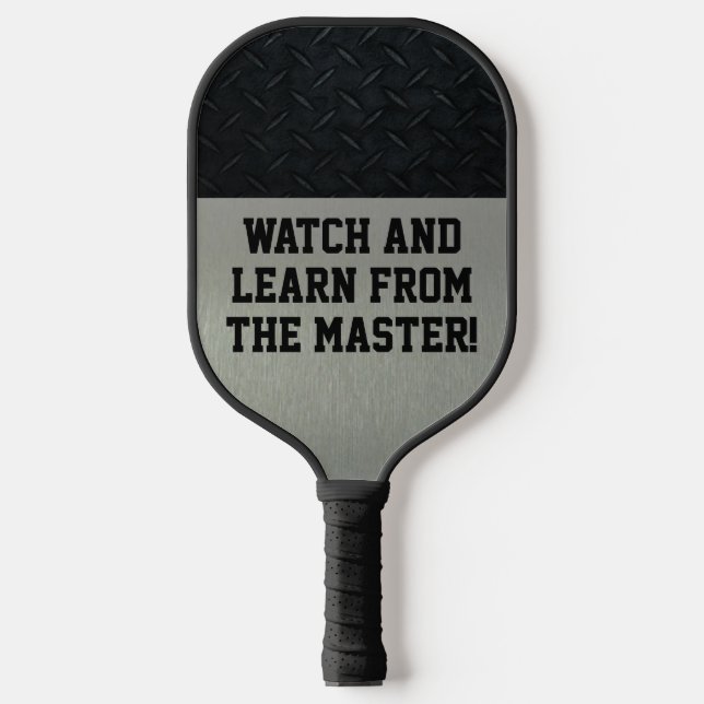 Master Pickleball Player Funny Cool Pickleball Paddle (Front)
