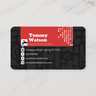 Master plumber Handy Man Business Card