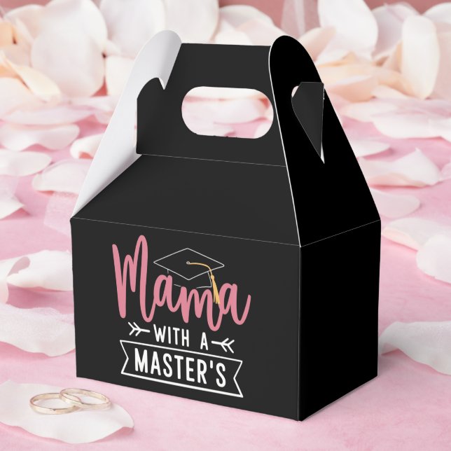 Master’s Degree Mama MBA Masters Degree Graduation Favor Boxes (Wedding)