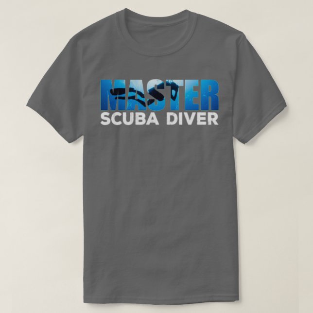 Master Scuba Diver For Dive Addicts T-Shirt (Design Front)