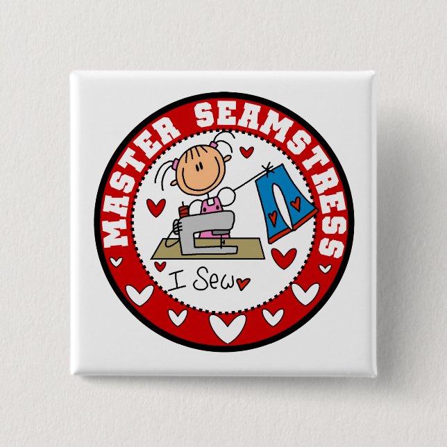 Master Seamstress Button (Front)