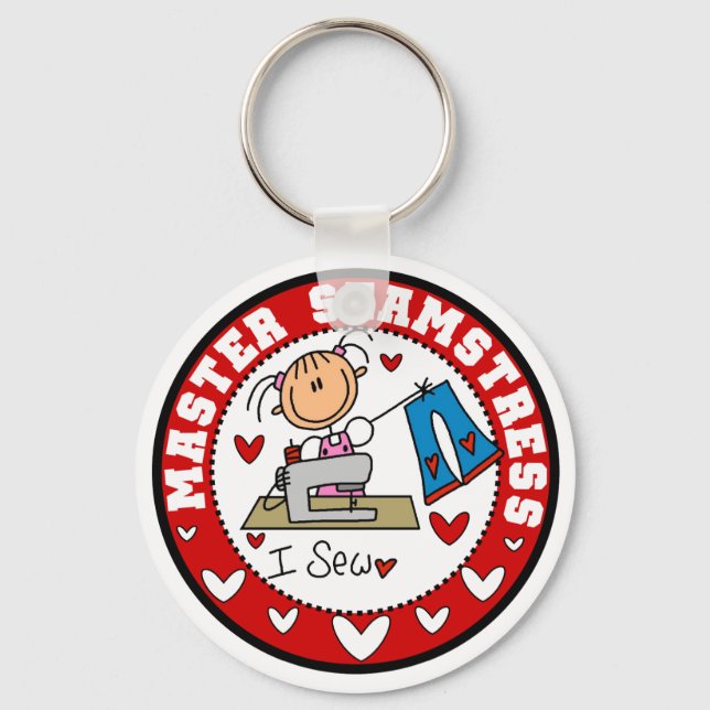 Master Seamstress Keychain (Front)