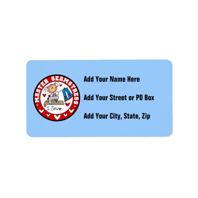 Master Seamstress Label (Front)