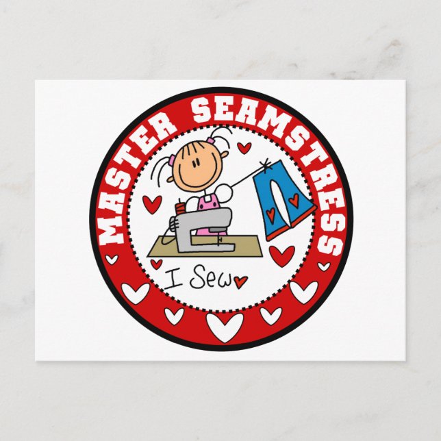 Master Seamstress Postcard (Front)