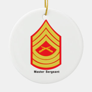 Master Sergeant Ceramic Ornament