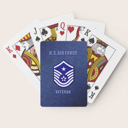 Master Sergeant Poker Cards
