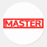 Master Stamp Classic Round Sticker