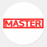 Master Stamp Classic Round Sticker