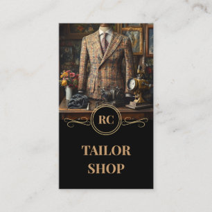 Master Tailor Classic & Retro Suits Boutique Business Card