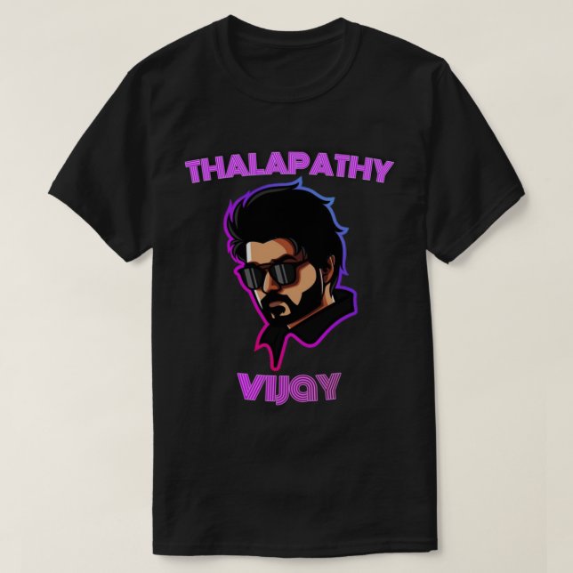 master thalapathy vijay illustration Tri-blend  T-Shirt (Design Front)