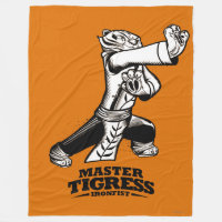 Master Tigress Ironfist Fleece Blanket