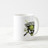 Master Yoda Lightsaber Badge Coffee Mug (Front Right)