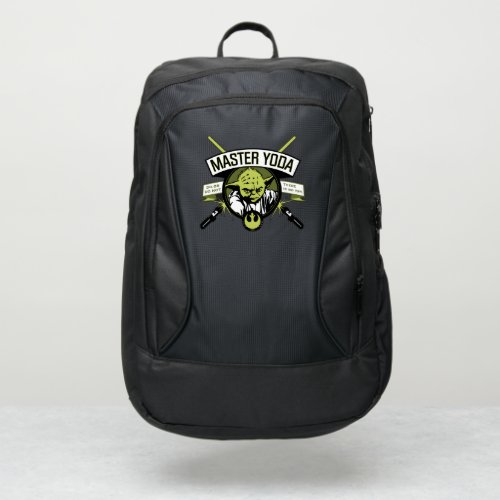 Master Yoda Lightsaber Badge Port Authority Backpack
