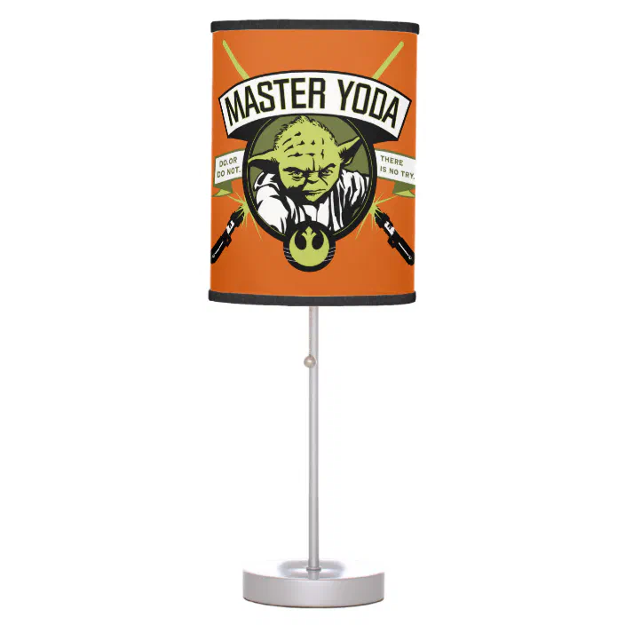 Master Yoda Lightsaber Badge Table Lamp, The Yoda Table Lamp