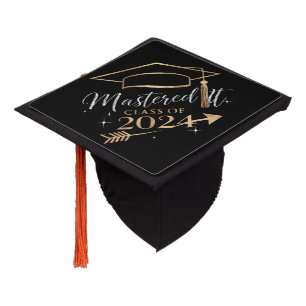 Mastered It Class of 2024 Graduation Gifts for Her Cap Topper
