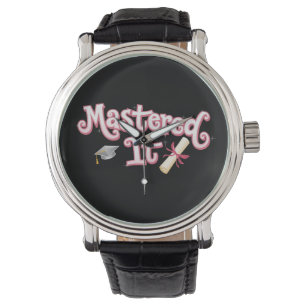 Mastered It Graduation Master's Degree Graduate Watch