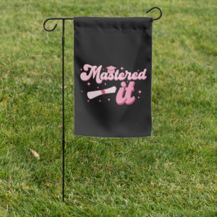 Mastered It Masters Degree Graduate MBA Graduation Garden Flag