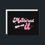 Mastered It Masters Degree Graduate MBA Graduation Letterhead<br><div class="desc">Mastered It Masters Degree Graduate MBA Graduation</div>