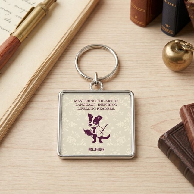 Mastering Art Of Language Inspiring Readers Keychain (Creator Uploaded)