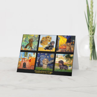 Masterpiece Composite-Dachshunds Card
