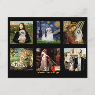 Masterpiece Composite-Shih Tzus Postcard