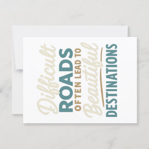 Masterpiece in Progress – Motivation Quote Postcard