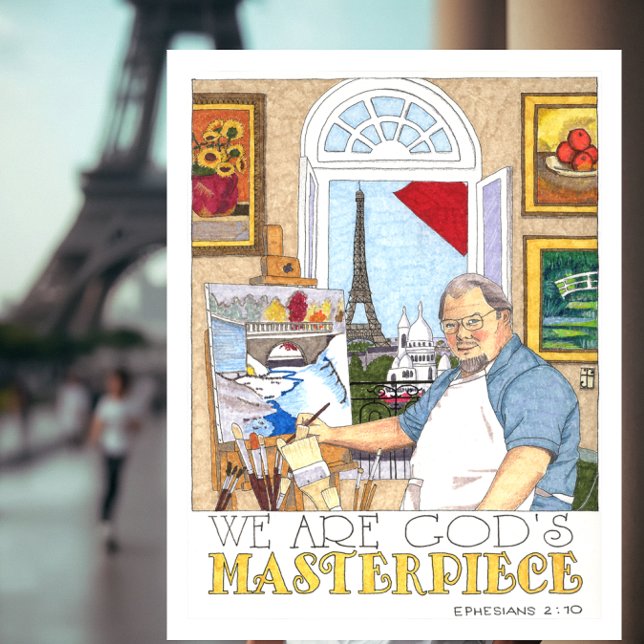 Masterpiece Inspirational Postcard (Creator Uploaded)