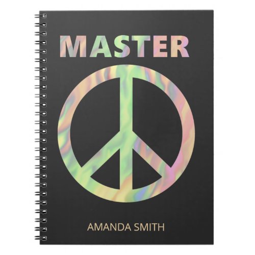 Masterpiece Master Peace Notebook
