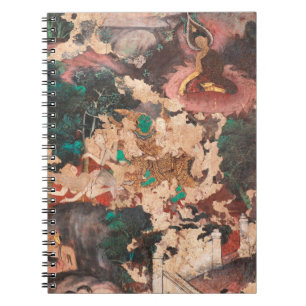 Masterpiece of traditional Thai style painting art Notebook