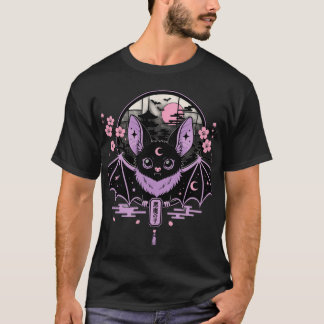 Masterpiece Pastel Goth Bat T-Shirt Design | Japan