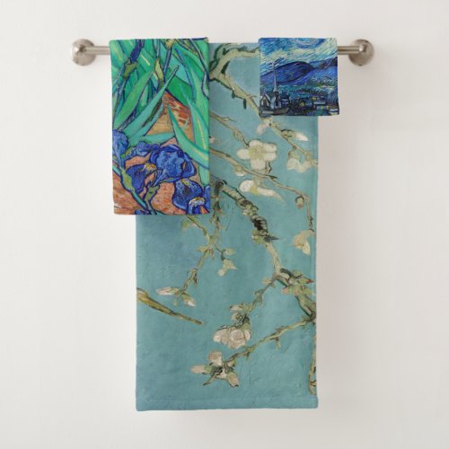 Masterpieces From Vincent Van Gogh  Bath Towel Set