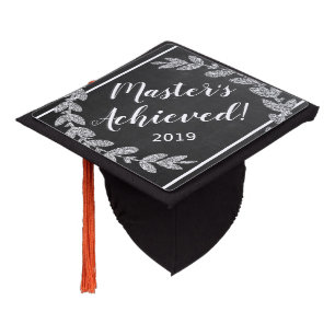 Master's Achieved Class of Adjustable Graduation Cap Topper
