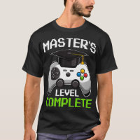 Masters Degree 2021 Graduation Funny Video Gamer P