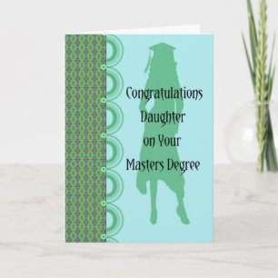 Masters Degree Card for Daughter