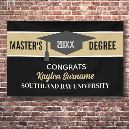 Masters Degree Congrats CUSTOM Banner
