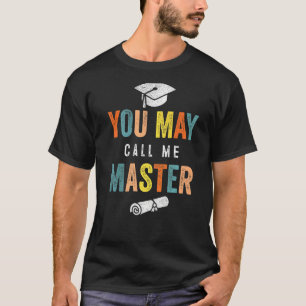 Masters Degree Designs For Men Women Mba Education T-Shirt