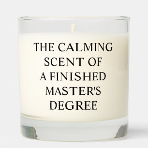Masters Degree Gift, Graduation Candle, Graduation Scented Candle