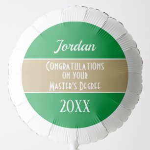 Master's Degree! Graduation Balloon