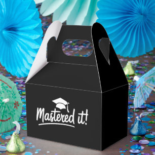 Masters Degree Graduation Gift Mastered It  Favor Boxes