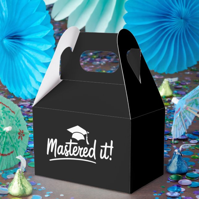 Masters Degree Graduation Gift Mastered It  Favor Boxes (Party)